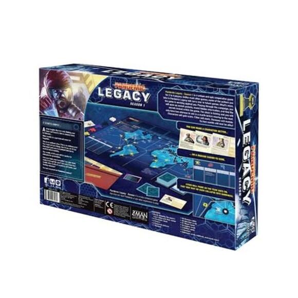 Pandemic Legacy Strategy Board Game Season 1 (Blue) for Ages 13+, from Asmodee - Picture 2 of 8